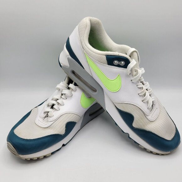 Nike Air Max AJ7695 103 Mens Sneakers White/Lime/Blue US 11 UK 10 EUR 45 - Picture 12 of 16